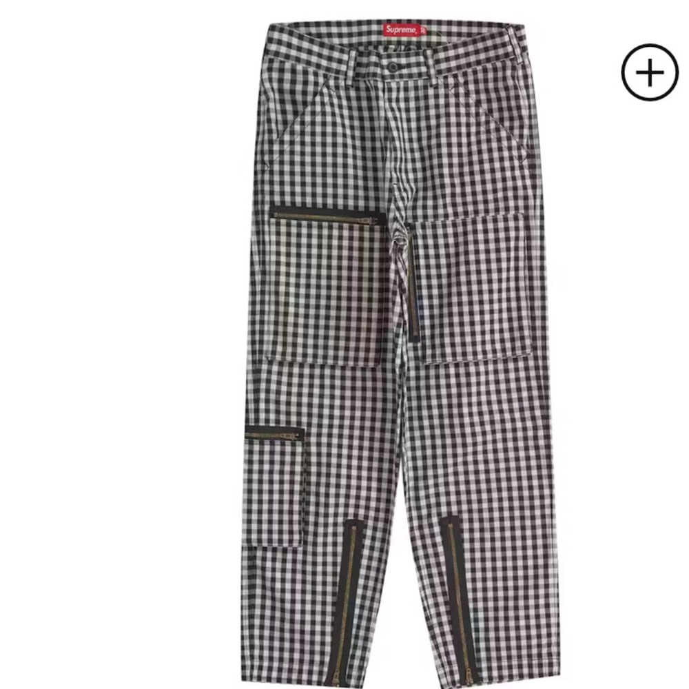 Supreme Gingham Flight Pant,  Size 34